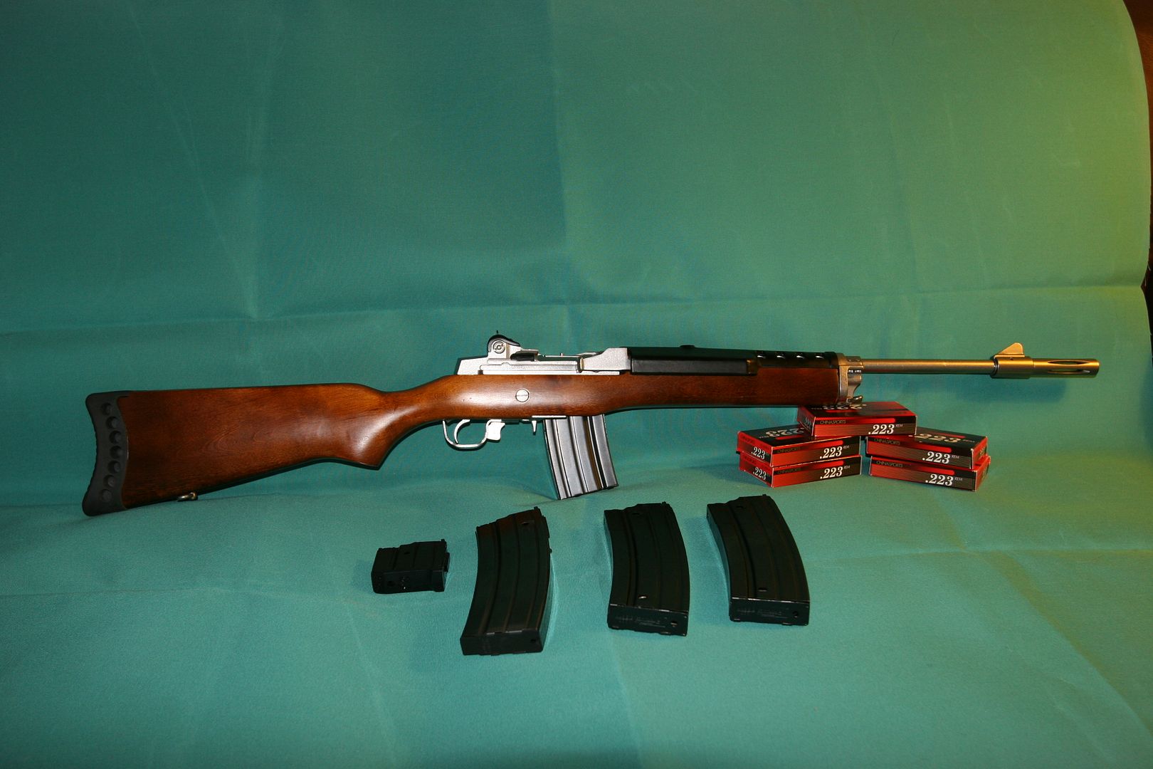 Wts sold ruger mini 14 stainless with birch stock sold